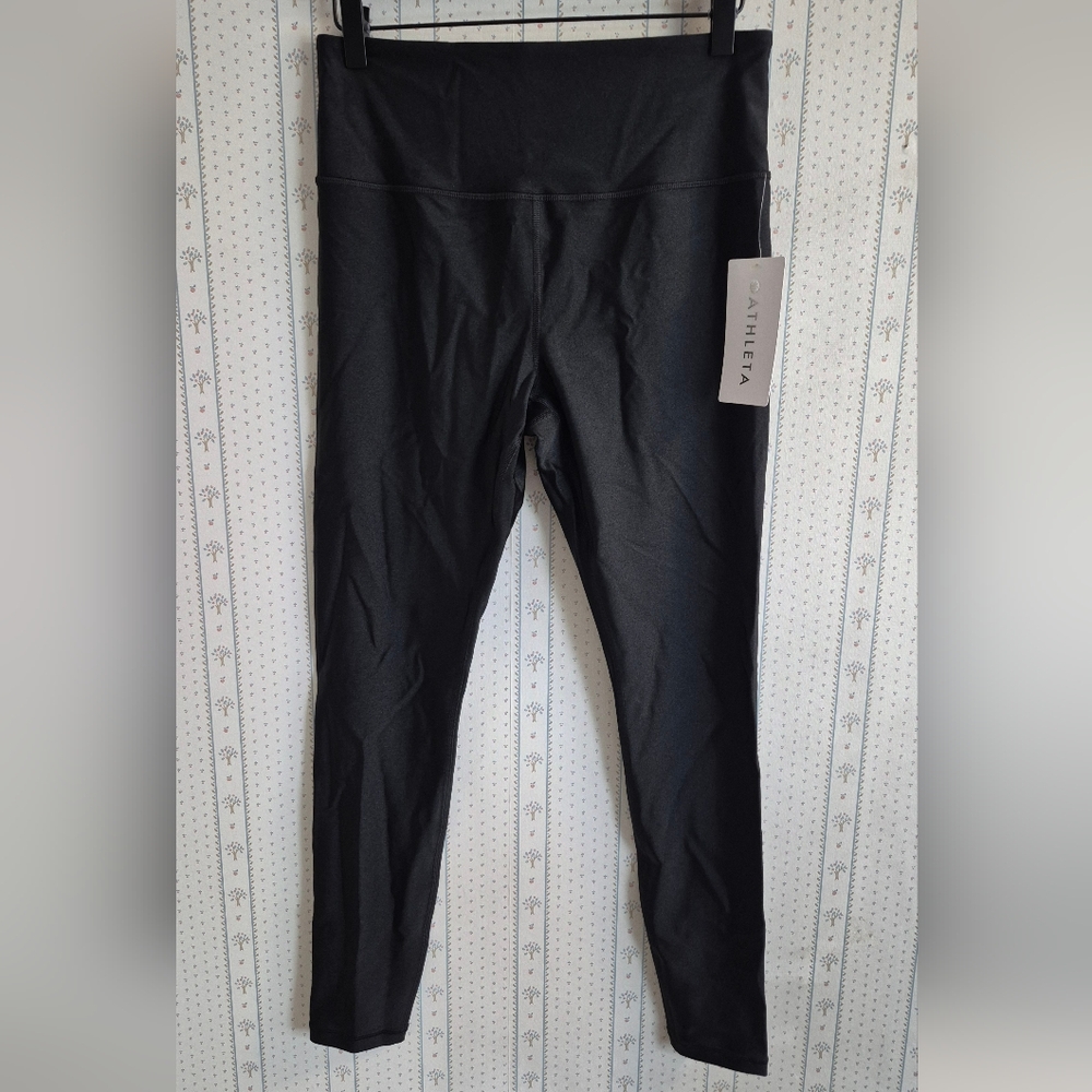 Athleta Black Elation Sheen Tights - Picture 5 of 11